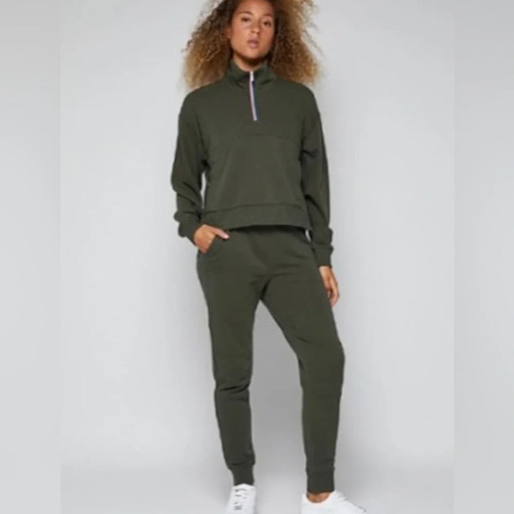 Fourlaps Rush Quarter Zip NWT Thyme Green XS - Picture 2 of 9